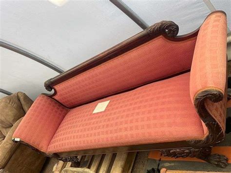 Vintage Pink Sofa - Sierra Auction Management Inc