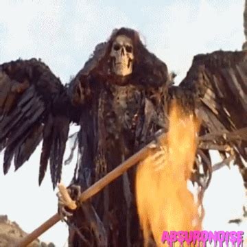 grim reaper death gif  absurdnoise find share  giphy