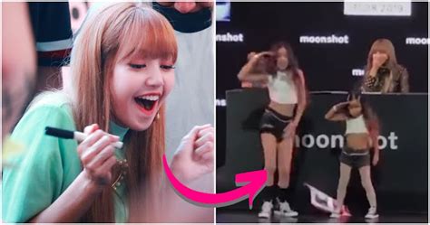 BLACKPINK's Lisa Had The Best Reaction To Two Kids Randomly Dancing In Front Of Her During A ...