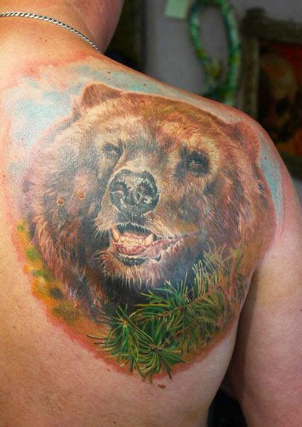 Bear tattoo by Alexander Pashkov | Post 4627
