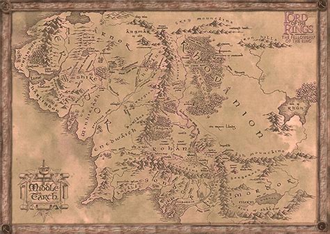 Isengard Middle Earth Map - Brande Susannah