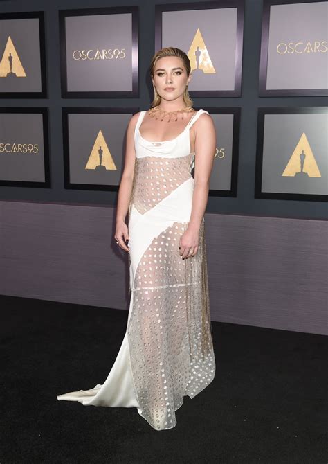 Florence Pugh Wears a Sheer Victoria Beckham Gown | PS Fashion