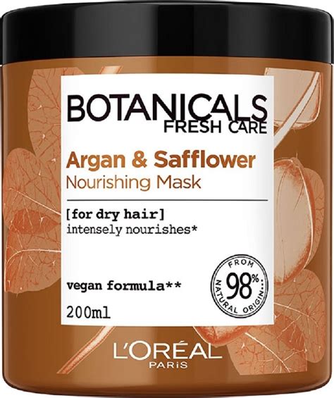L'Oreal Botanicals Argan & Safflower Nourishing Mask 200ml - Skroutz.gr