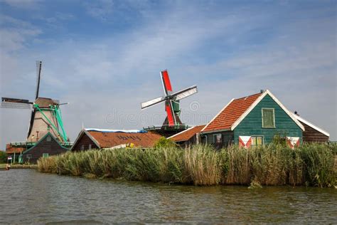 Windmills in Zaanse Schans editorial photo. Image of idyllic - 126516621