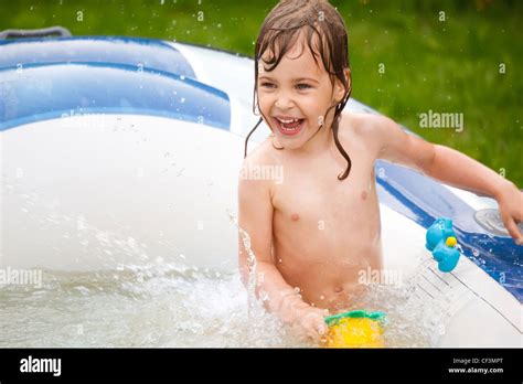yellow inflatable pool toy  res stock photography  images alamy