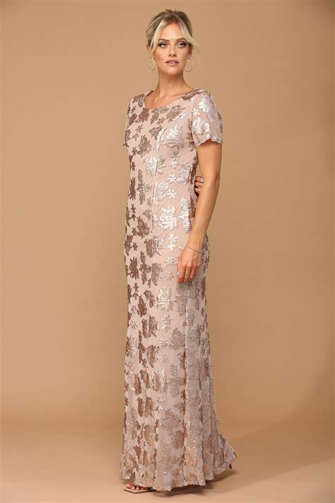 Cocoa Mother of the Bride Long Formal Evening Dress - Mother of the