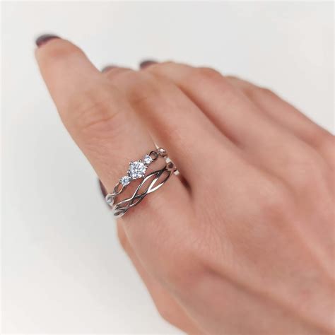 Сребърни брачни халки за двама "Безкрай" - Silenti Jewelry