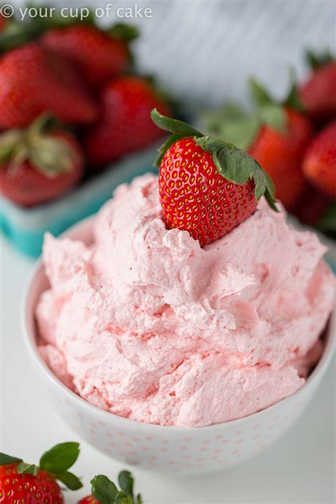 Whip Cream And Strawberries