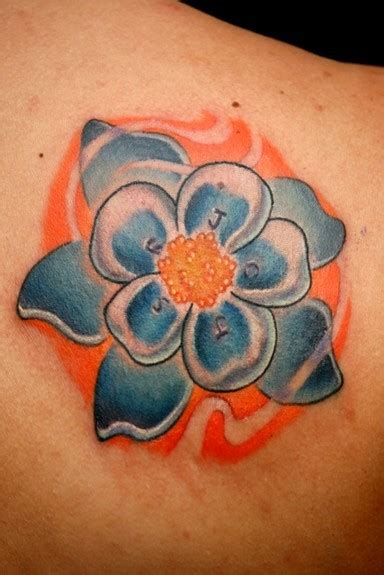 Tattoo inspiration Columbine Flower Tattoo uploaded by MrRafaq - Tattoo ...