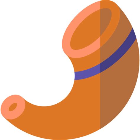 Horn Basic Rounded Flat icon