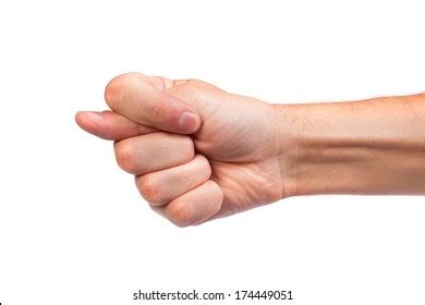 Hand Showing Fig Sign Isolated On Stock Photo 174449051 | Shutterstock