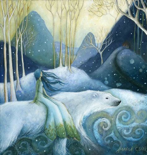 Earth Angels Art. Art and Illustrations by Amanda Clark: Winter Fairy