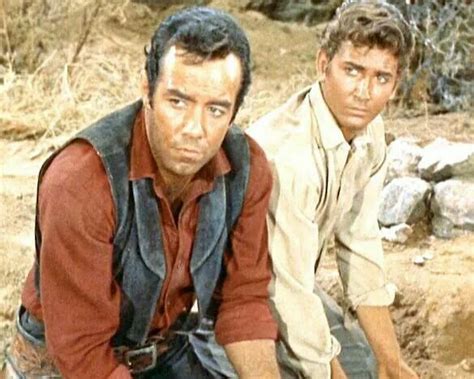 "Bonanza" - Adam and Little Joe Cartwright (Pernell Roberts and Michael ...