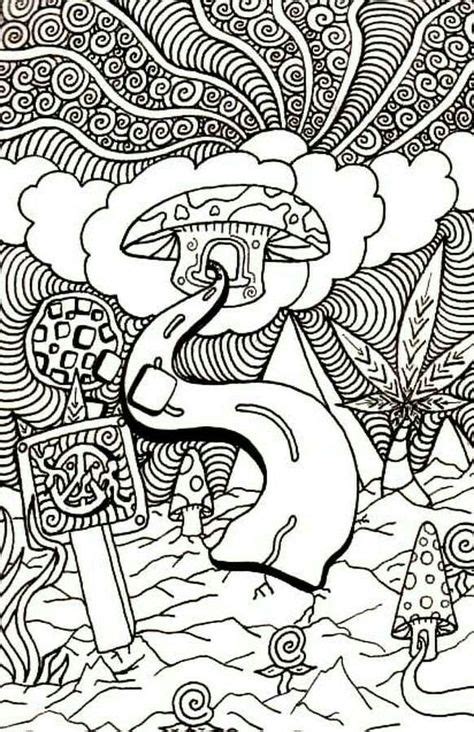 Hippie Coloring Pages