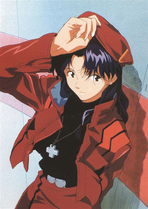 Plakat A3 anime Neon Genesis Evangelion Misato 12399807006 - Sklepy
