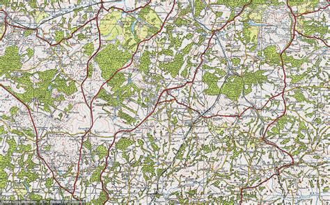 Historic Ordnance Survey Map of Crowborough, 1920