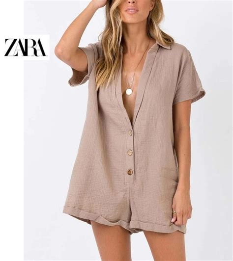 Комбинезон Zara, Женский, Лето, размер 42, материал Терилен — купить в ...