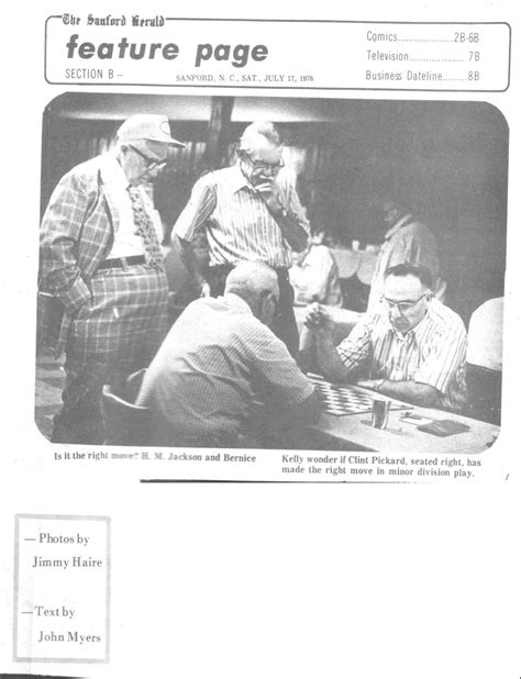 This article was written about Sanford hosting the 1976 3-Move US