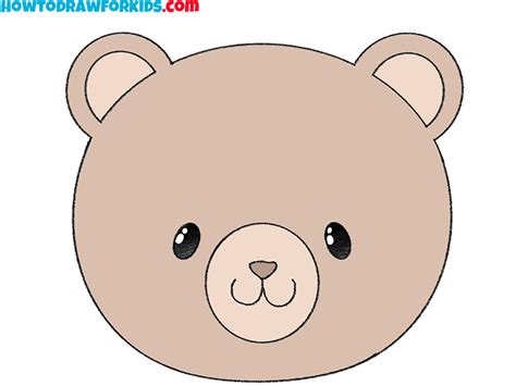How To Draw Teddy Bear Face