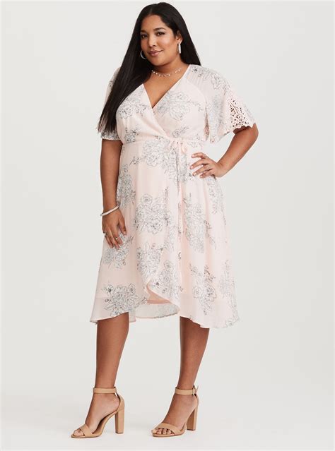 Floral Wrap Dress Wedding at Brenda Ferri blog