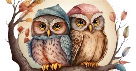 Cliparts from Anna : Owls. Совушки. PNG.