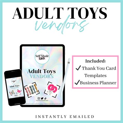 DFY TOP Adult Toys Vendors LIST Resell As YOUR OWN – The Self Made CEO