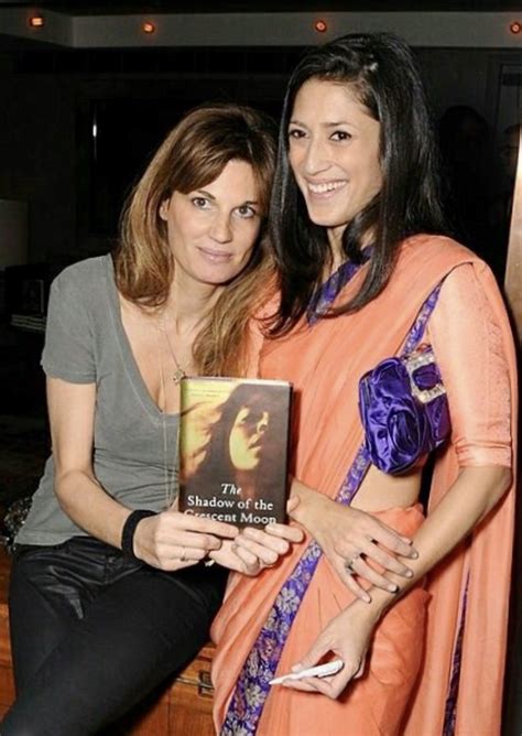 jemima khan promoting  book  fatima bhutto dr ghulam nabi kazi