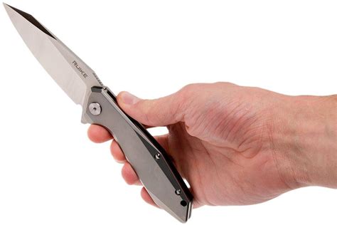 Ruike P135-SF pocket knife, Stonewashed finish | Advantageously ...