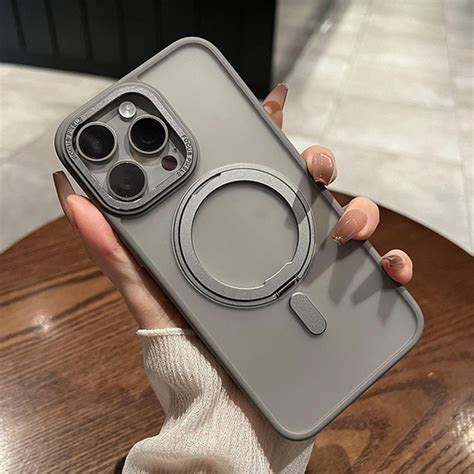 Чехол на iPhone 13 Pro Max с MagSafe титановый силиконовый матовый, с ...