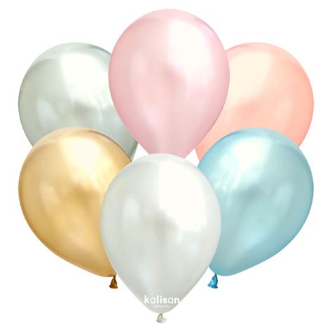 12" Metallic Latex Balloons - Kalisan Balloon