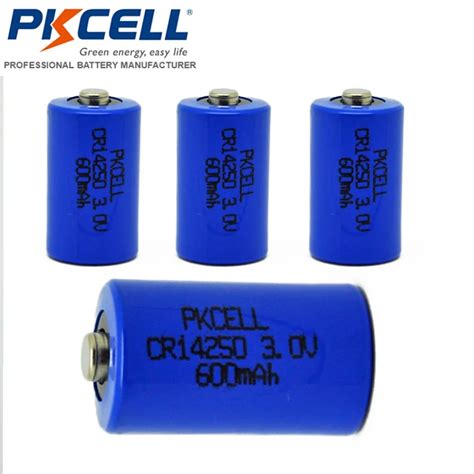Aliexpress.com: Koop 4 STKS PKCELL Batterij CR 1/2AA 3 V 600 mah ...