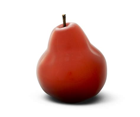 Pear | Red | Sculpture - pinkpear.com.au