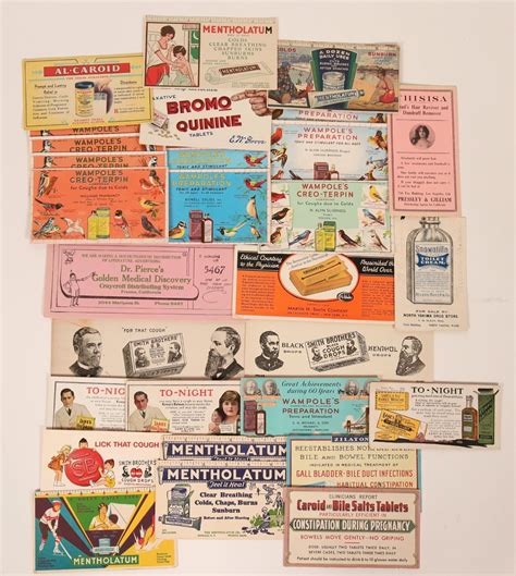 Patent Medicine Advertising Blotters (29) (118327)