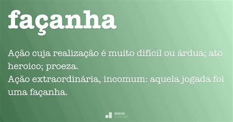 O Que Significa Façanha