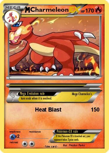 Pokémon Charmeleon 898 898 - Heat Blast - My Pokemon Card