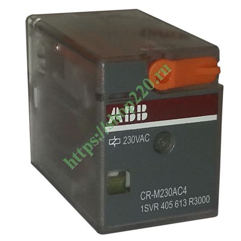 Реле ABB CR-M230AC4 230B AC 4ПК (6A) - купить 1SVR405613R3000 по ...