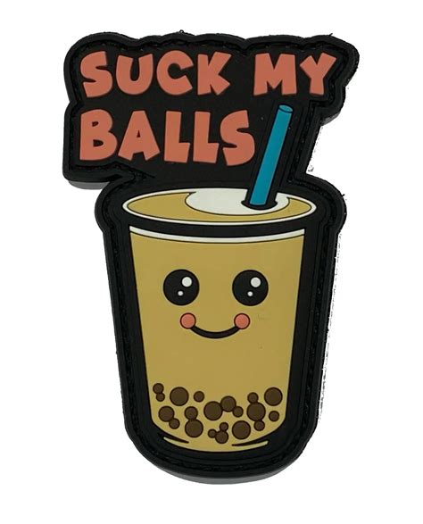 SUCK MY BALLS PATCH 3D