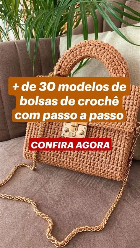 Modelo De Bolsa De Crochê Passo A Passo - Veja + de 30 modelos de bolsas de crochê com passo a passo completo em ...