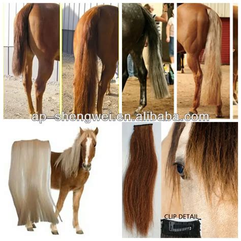 Alibaba High Quality Flaxen Fake Horse Tails - Buy Flaxen Fake Horse ...