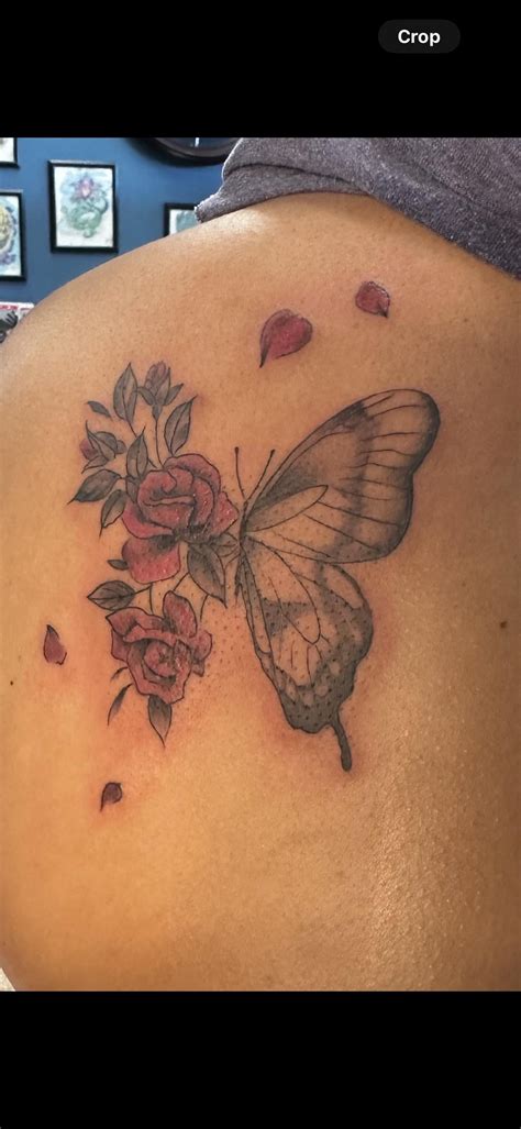 shoulder blade tattoo female 7
