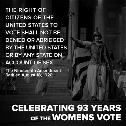 Quotes About The 19th Amendment. QuotesGram