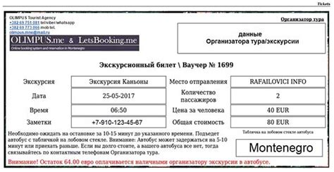 Экскурсии в Черногории: расписание и цены 2025
