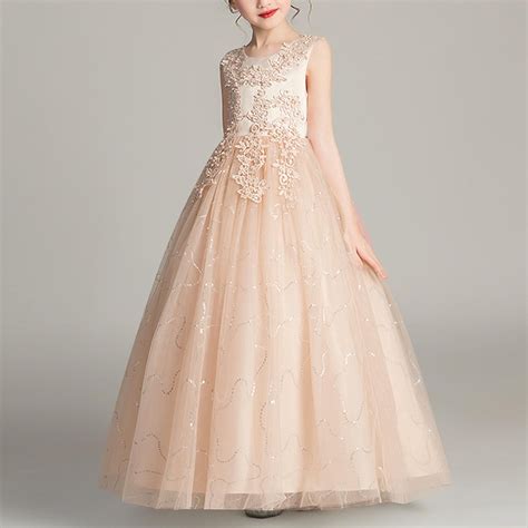 ATOGUTA Size 4T-14 Juniors Dresses for Teen Girls Kids Tulle Wedding