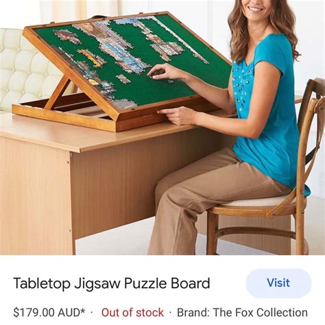 Tabletop Jigsaw Puzzle Easel with Storage(s)
