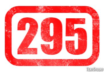 295 Text Effect and Logo Design Number