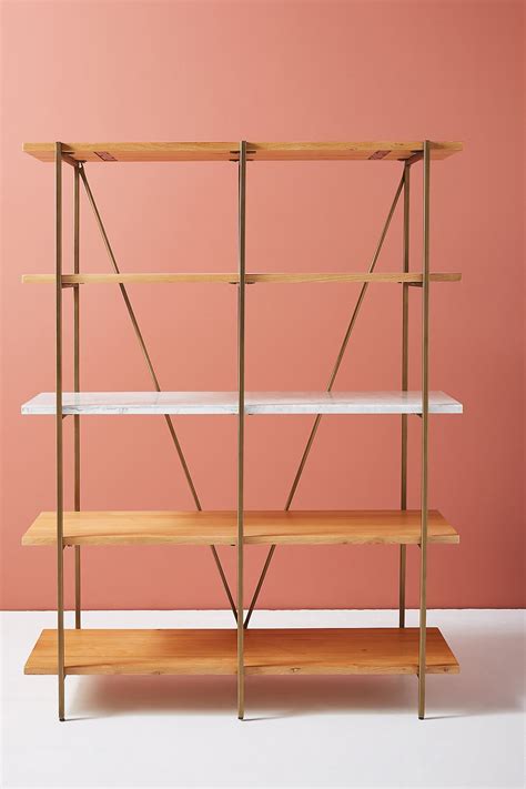 Maya Bookshelf | Anthropologie | Bookshelves, Wall mounted shelves
