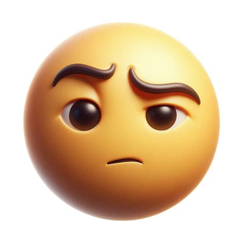 face  raised eyebrow emoji  png