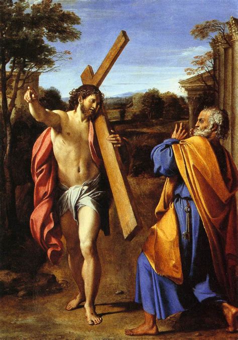 Domine quo vadis? by CARRACCI, Annibale