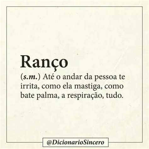 O Que Significa Ranço - Ranço - 5 sinais de que você sofre disso - O tacho da Pepa