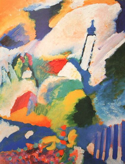 Василий Кандинский — "Церковь в Мурнау", 1910 год